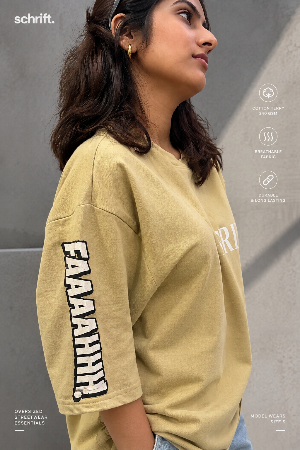 Faaaah Signature Oversized Tee